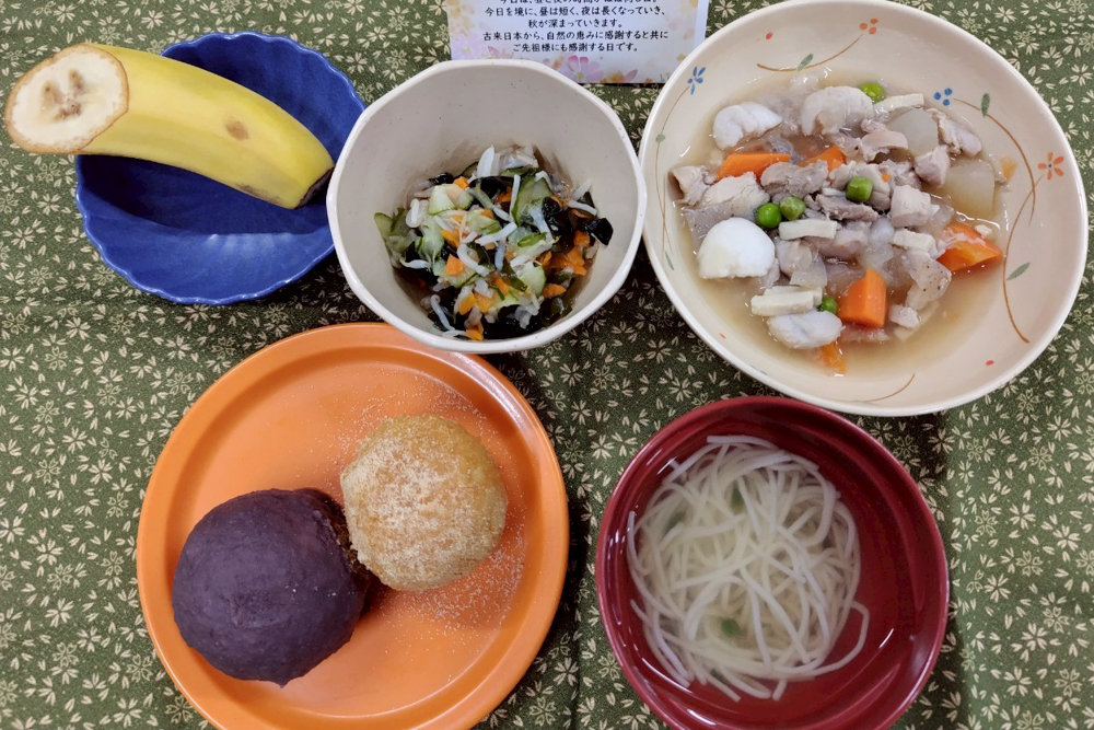 【栄養課】行事食「秋分の日」